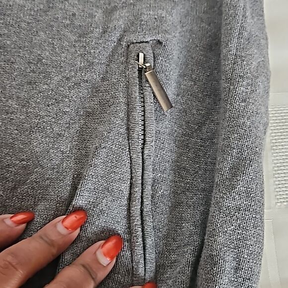 Frontline Men's Zip-Up Vest Gray Large - Picture 13 of 16